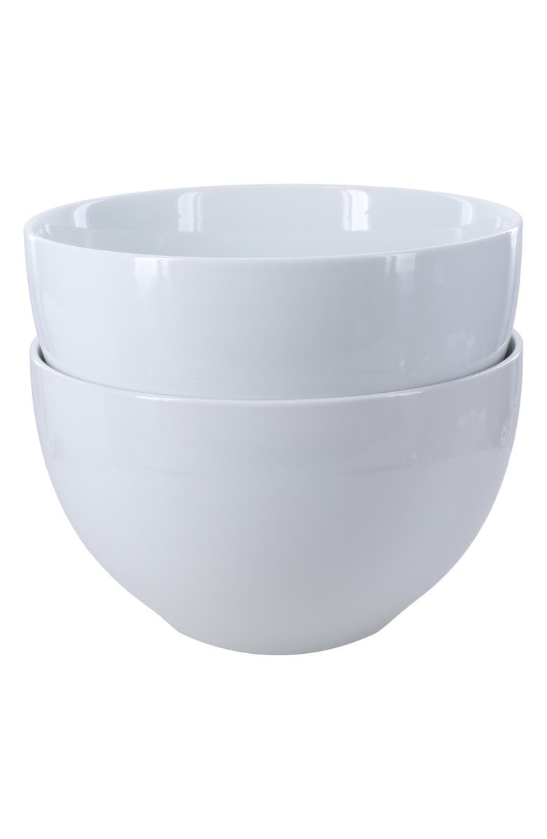 BIA Cordon Bleu Set of 2 Conical Serving Bowls, Alternate, color, White