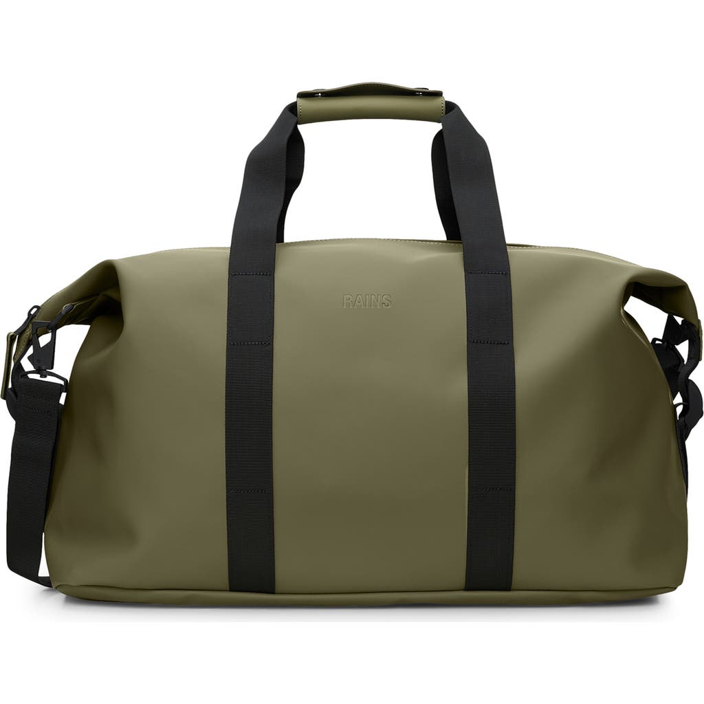 Rains Hilo Waterproof Weekend Bag In Green