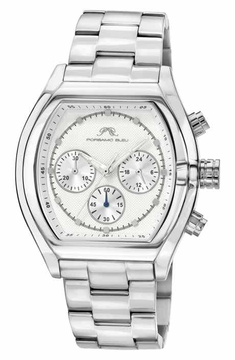 PORSAMO BLEU Roman Chronograph Bracelet Watch, 42mm