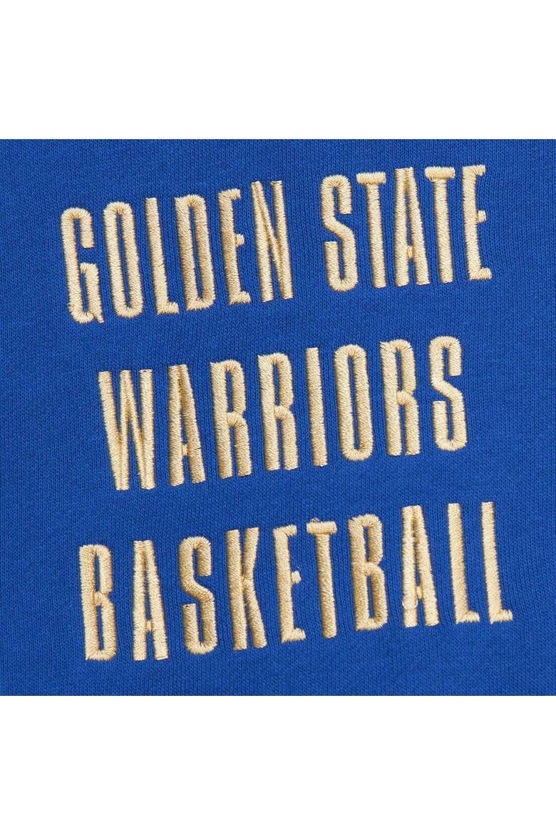 Men's Mitchell & Ness Royal Golden State Warriors  Team OG 2.0 Vintage Logo Fleece Pullover Hoodie, Alternate, color, Royal