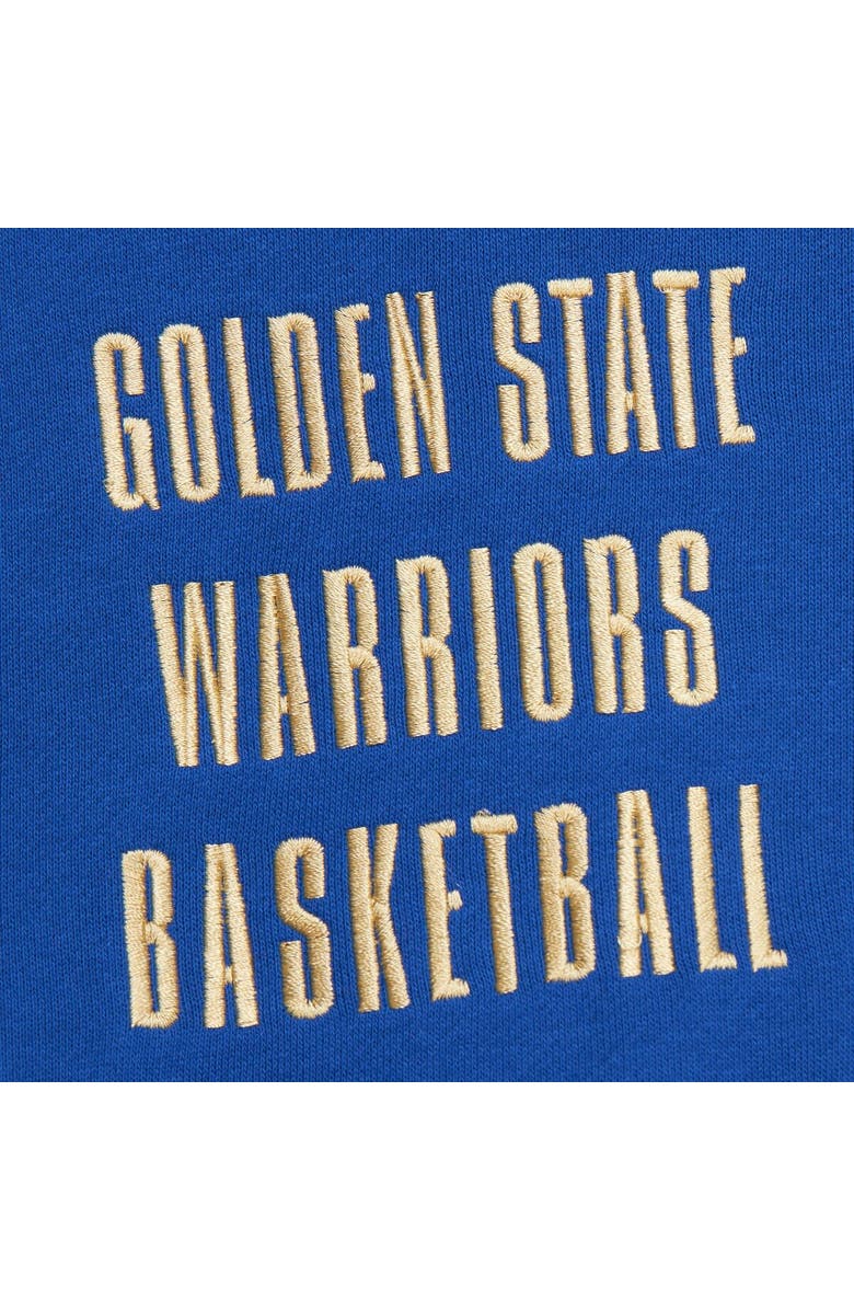 Mitchell & Ness Men's Mitchell & Ness Royal Golden State Warriors  Team OG 2.0 Vintage Logo Fleece Pullover Hoodie, Alternate, color, Royal