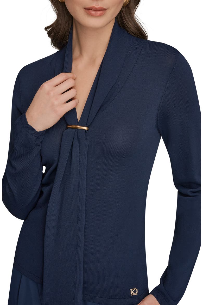 Drape Neck Sweater, Alternate, color, NIGHTFALL