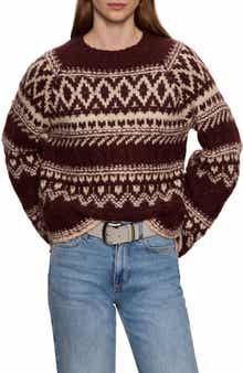 Sanctuary Fair Isle Crewneck Sweater