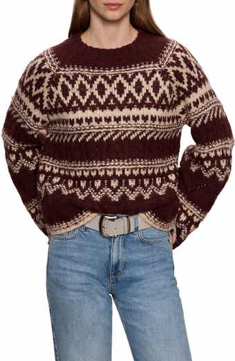 Sanctuary Fair Isle Crewneck Sweater