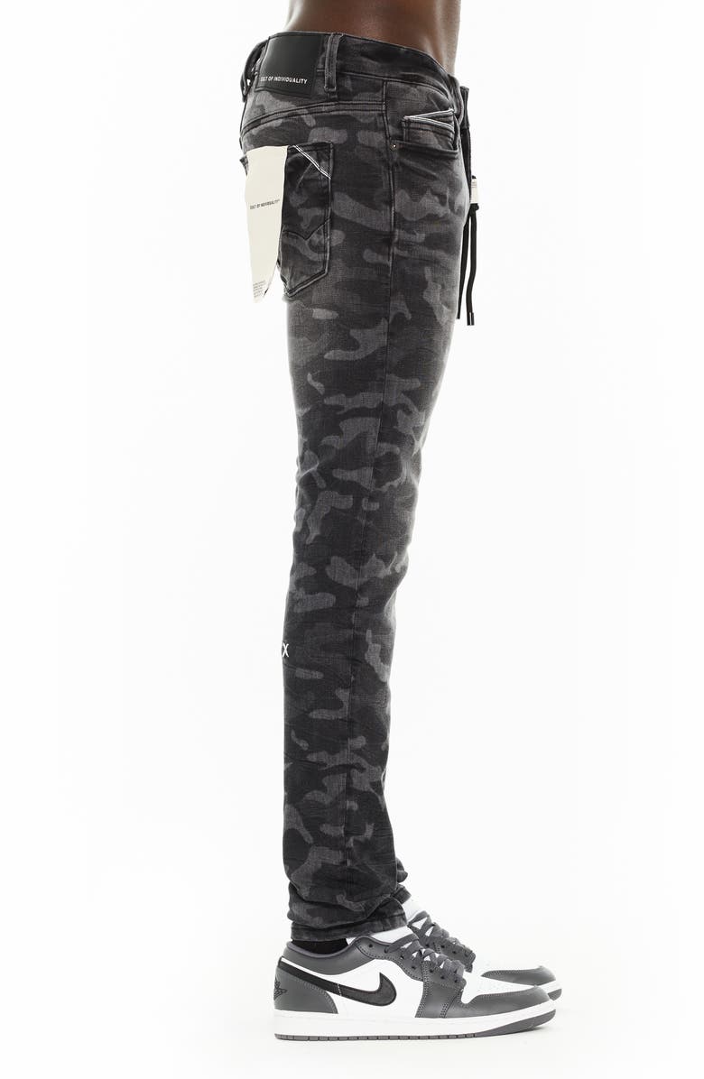 Cult of Individuality Punk 601 Super Skinny Jeans, Alternate, color, Camo