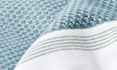 Coyuchi Mediterranean Organic Cotton Bath Towel In Blue