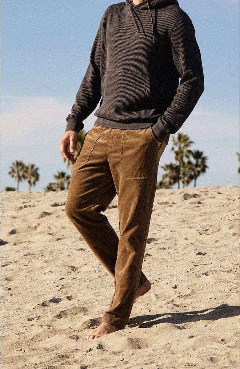 Surfside Supply Co. Tyler Corduroy Utility Pant, Alternate, color, Toffee