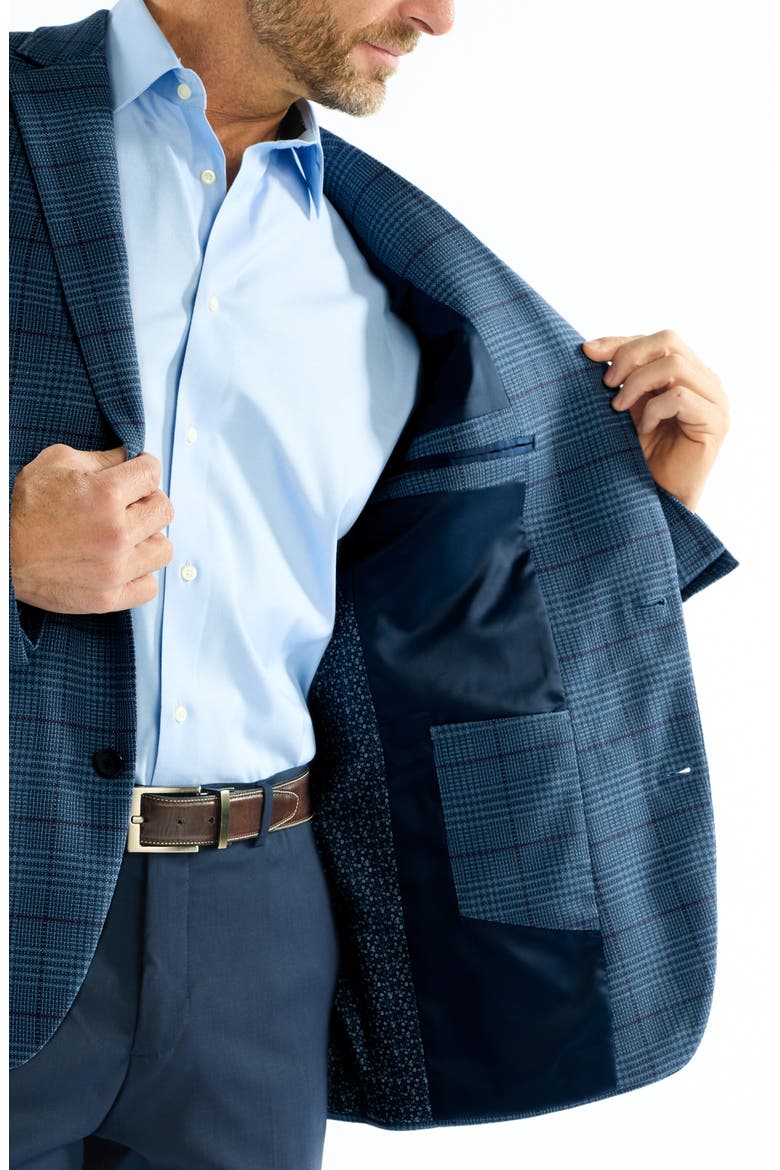 Mayfair Windowpane Sport Coat, Alternate, color, BLUE