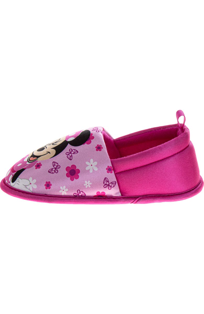 Disney Soft Disney Minnie Mouse Girls' Slippers, Alternate, color, Pink