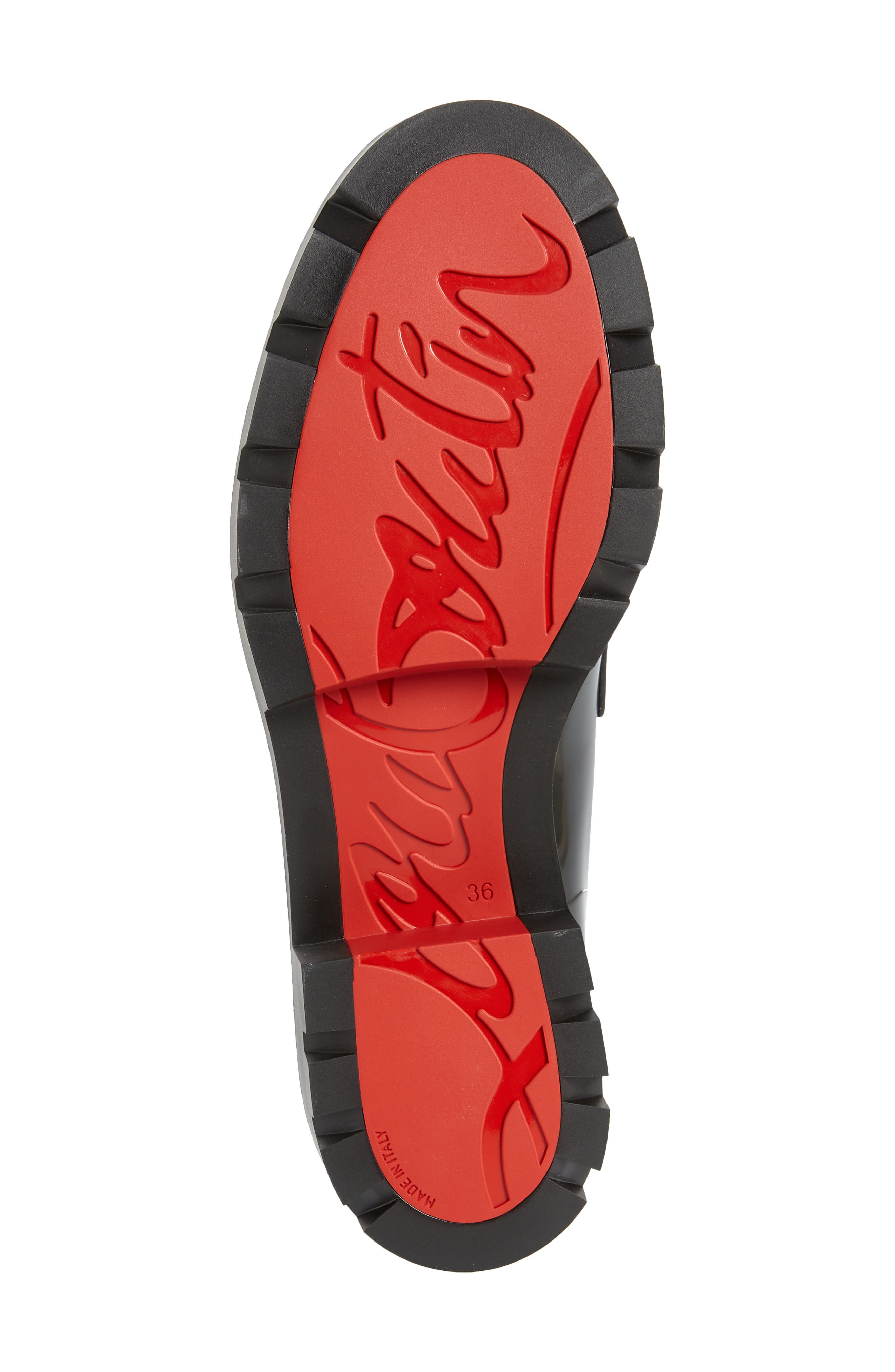 Christian Louboutin Crystal Monogram Loafer, Alternate, color, 