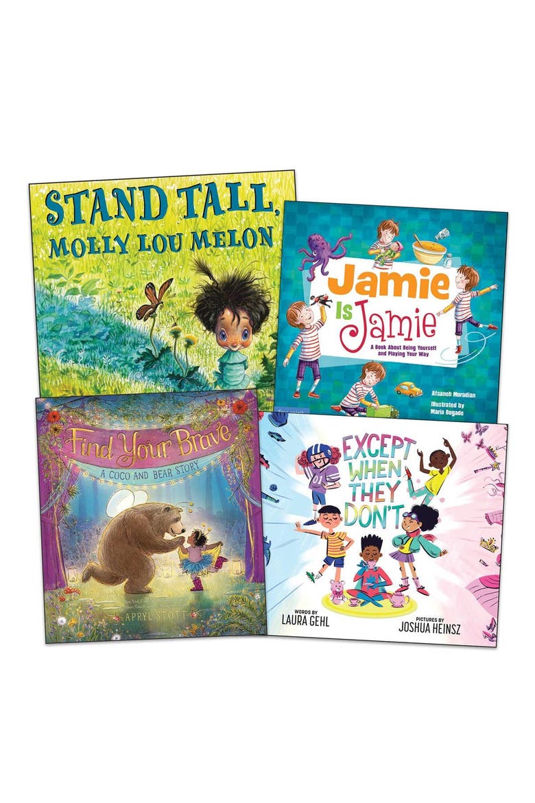 Supporting Self-Esteem Books - Set of 4, Main, color, Multicolored