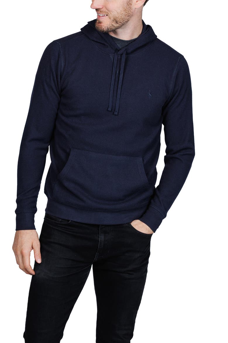 Cozy Knit Hoodie, Alternate, color, NAVY HEATHER