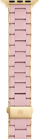 Pink Michele Apple Watch Silicone Band MICHELE Silicone 20mm Apple