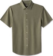 Rhone Brezza Performance Short Sleeve Button-Up Shirt