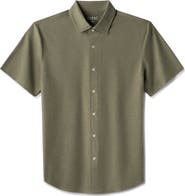 Rhone Brezza Performance Short Sleeve Button-Up Shirt