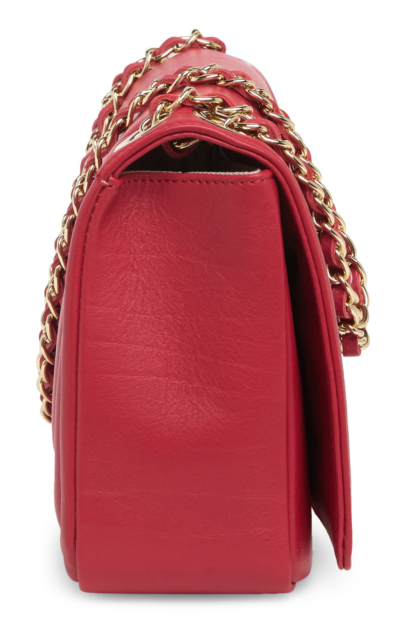 VALENTINO BY MARIO VALENTINO Alice Signature Convertible Leather Shoulder Bag, Alternate, color, 