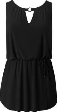 Magicsuit® Effie Sleeveless Blouson Skirted Shaping One-Piece Swimsuit