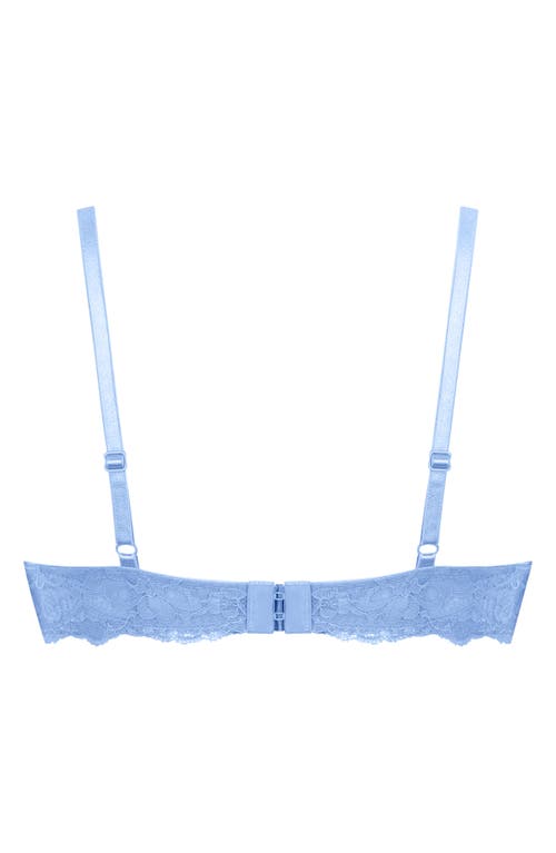 Hunkemoller Hunkemöller Marine Lace Underwire Bra In Bel Air Blue