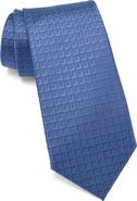 Calvin Klein Foster Grid Jacquard Tie