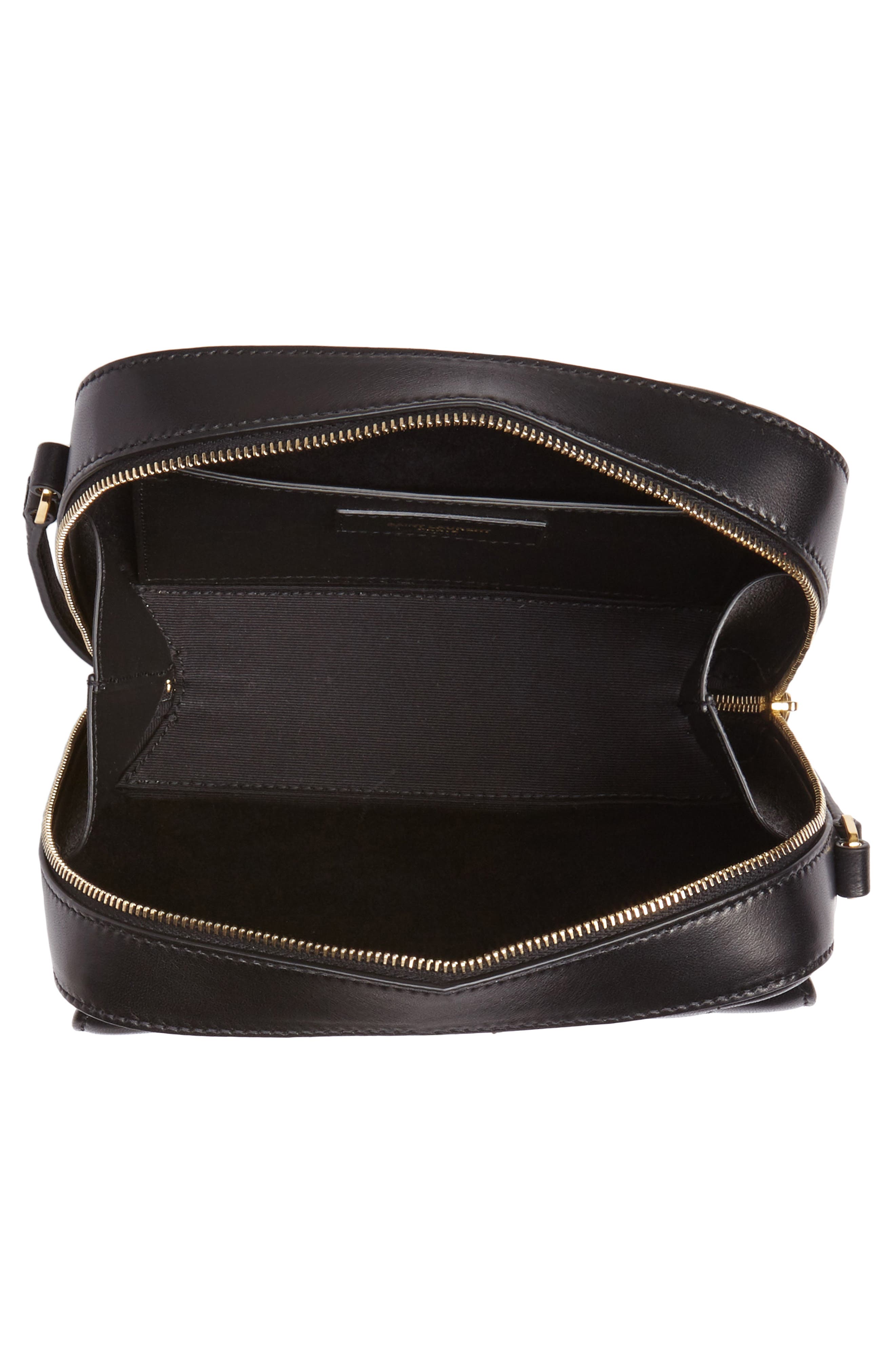Saint Laurent Vicky Leather Camera Bag, Alternate, color, 
