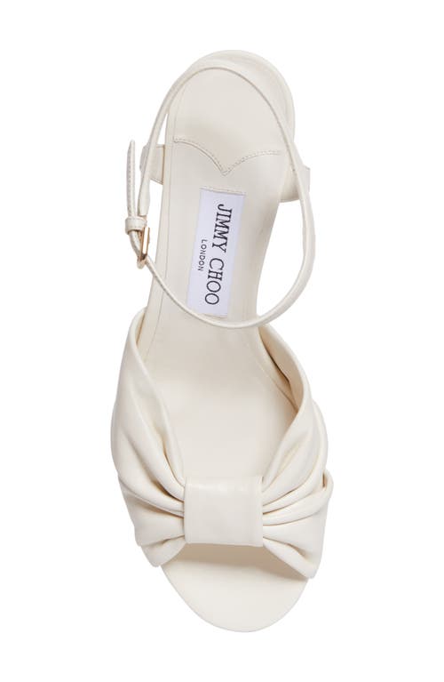 Jimmy Choo Women's Heloise 80 Platform Sandals In Latte