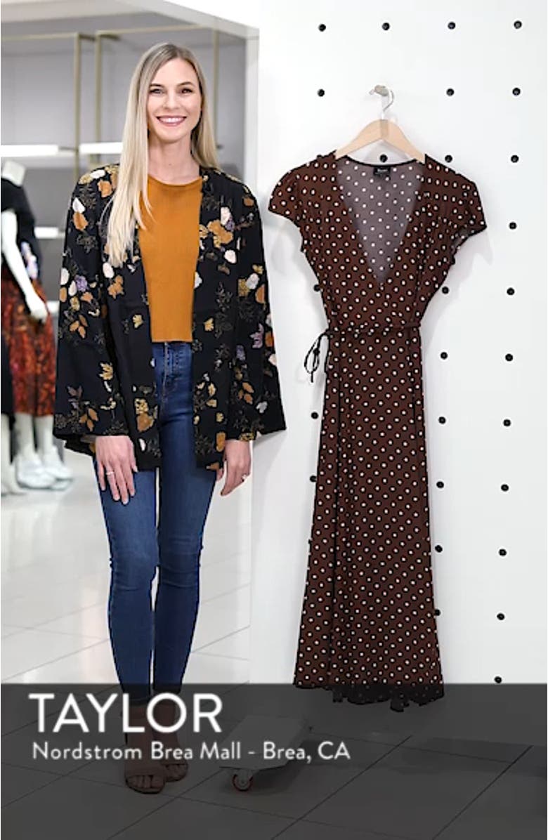 Polka Dot Wrap Dress, sales video thumbnail