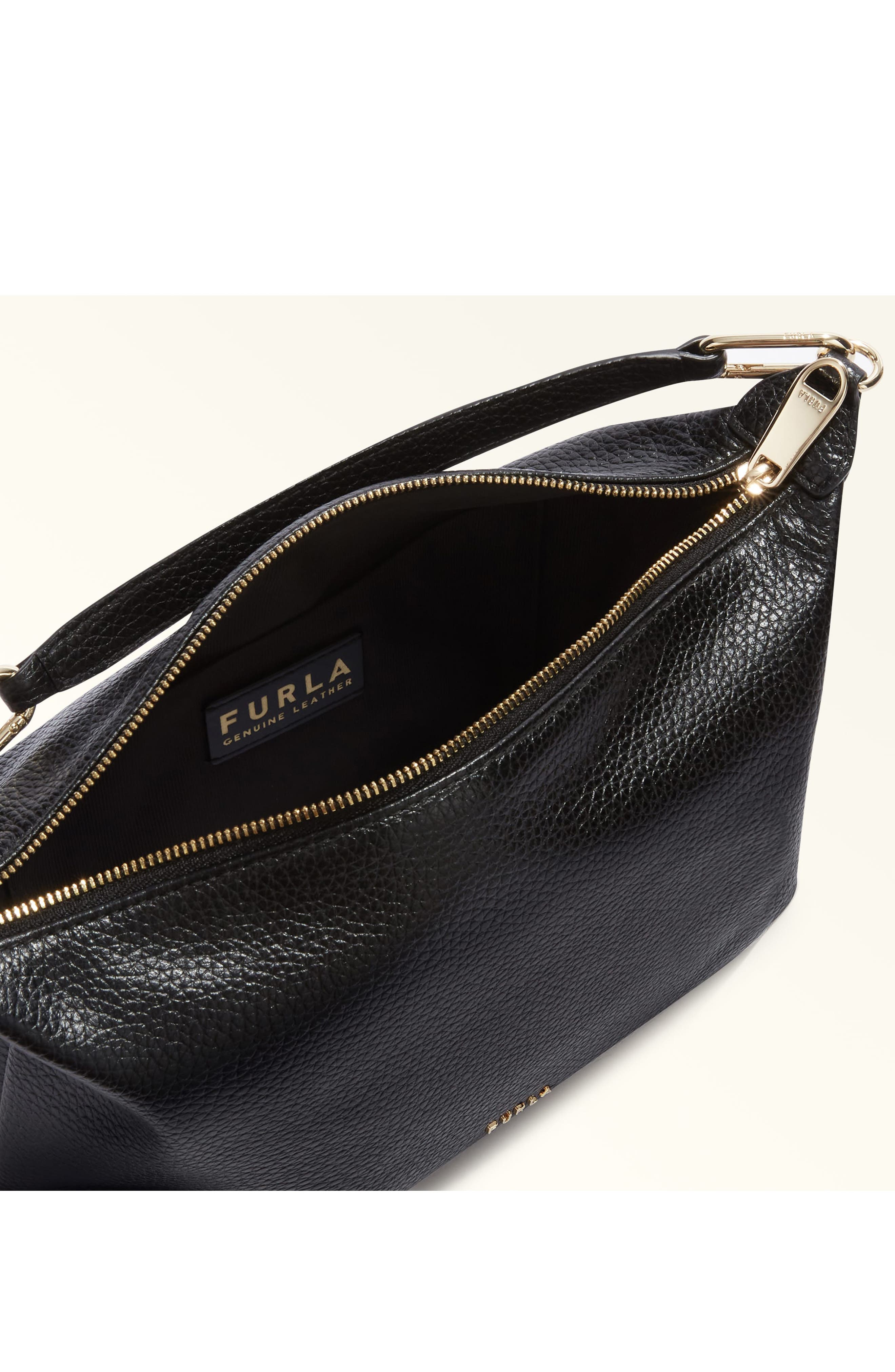 Furla Teia Leather Satchel, Alternate, color, 