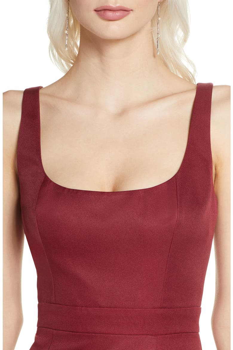 Selena Mermaid Gown, Alternate, color, WINE