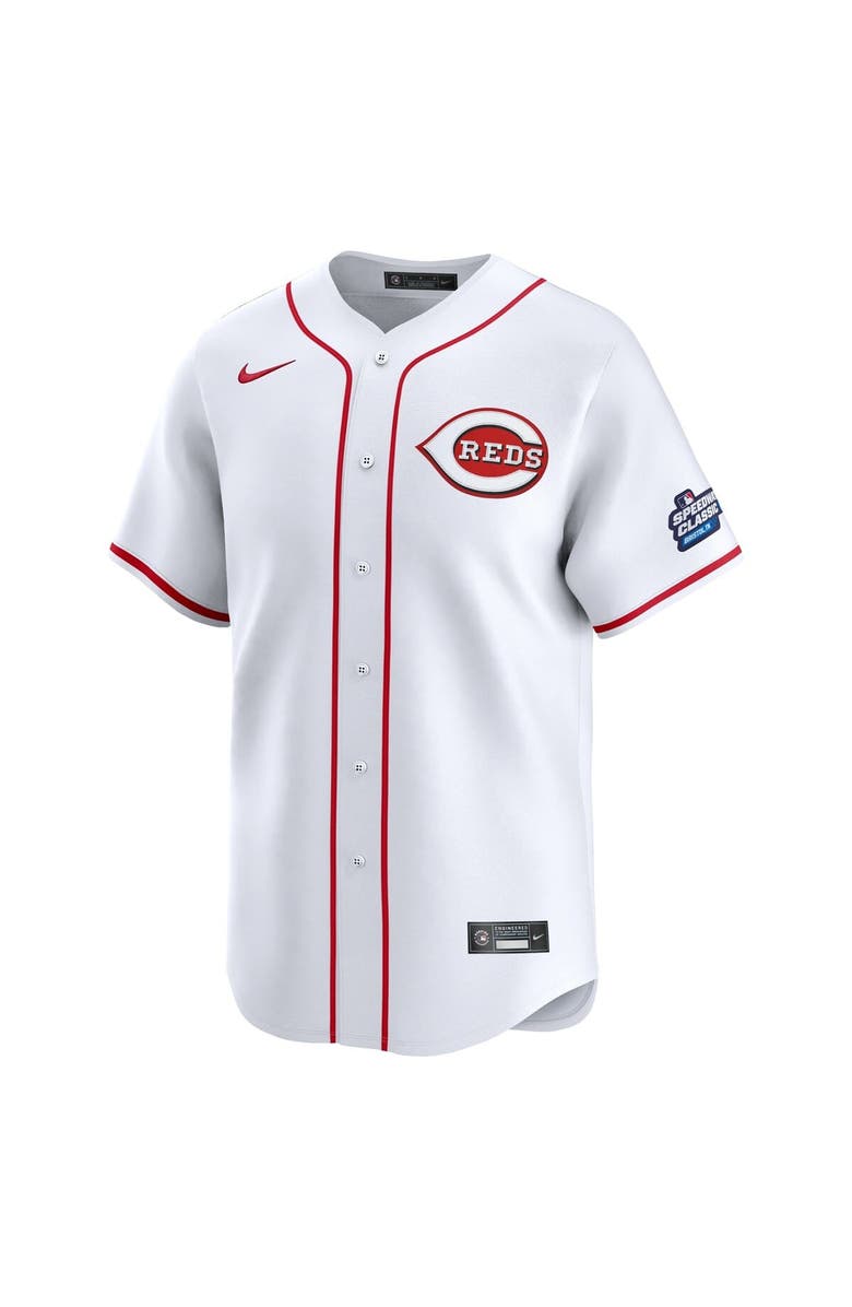 Nike Men's Nike White Cincinnati Reds 2025 MLB Speedway Classic Home Limited Jersey, Alternate, color, White