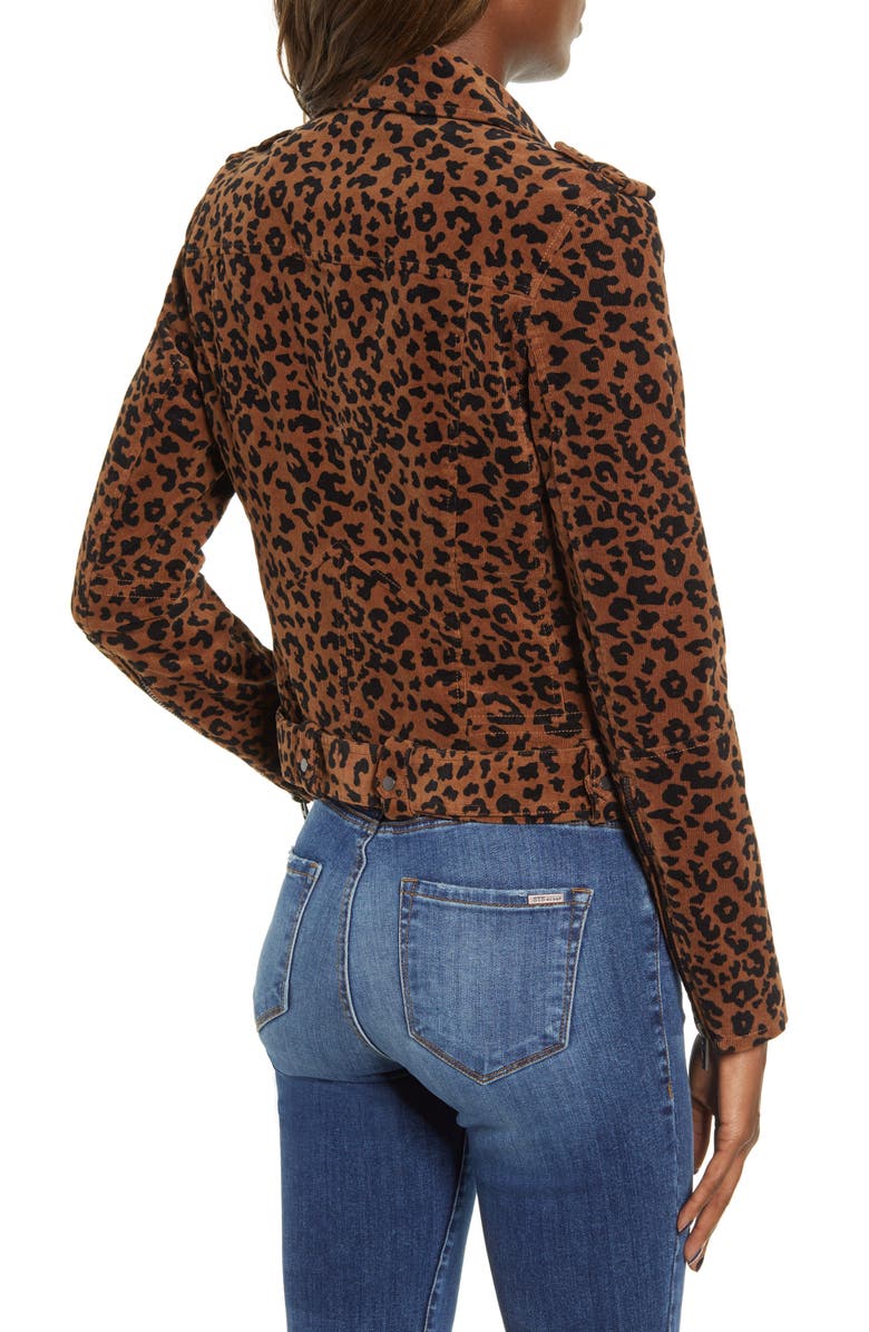 BLANKNYC Jungle Cat Corduroy Moto Jacket, Alternate, color, 