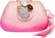 Rafe New York Tamu Embroidered Bean Clutch