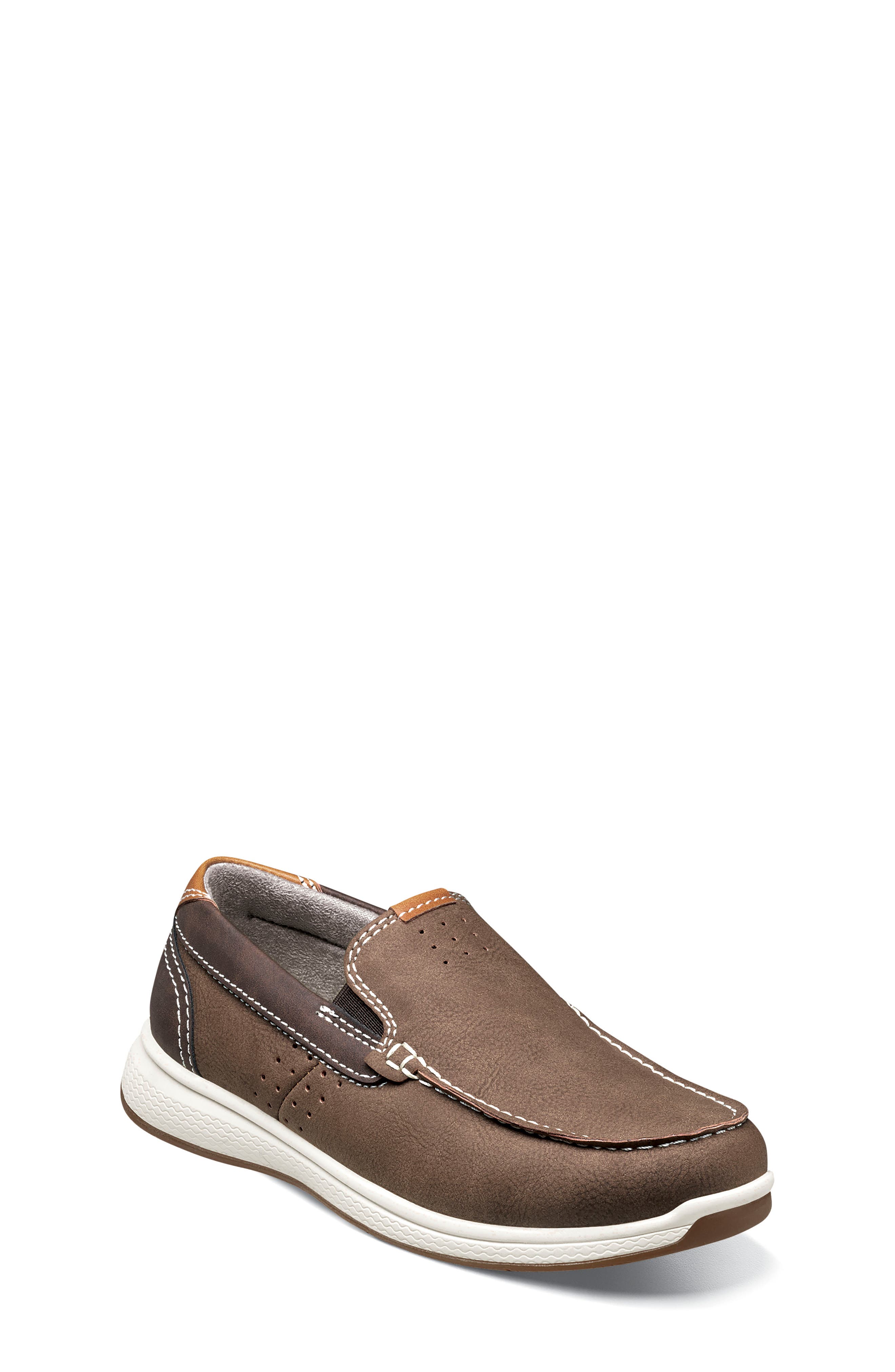 Florsheim Kids' Crossover Loafer, Main, color, Mushroom