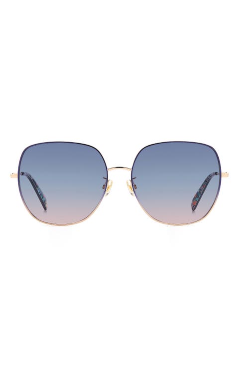 charli 59mm gradient square sunglasses
