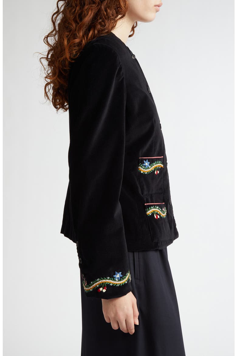 Alpineflower Rice Jacket, Alternate, color, BLACK MULTI