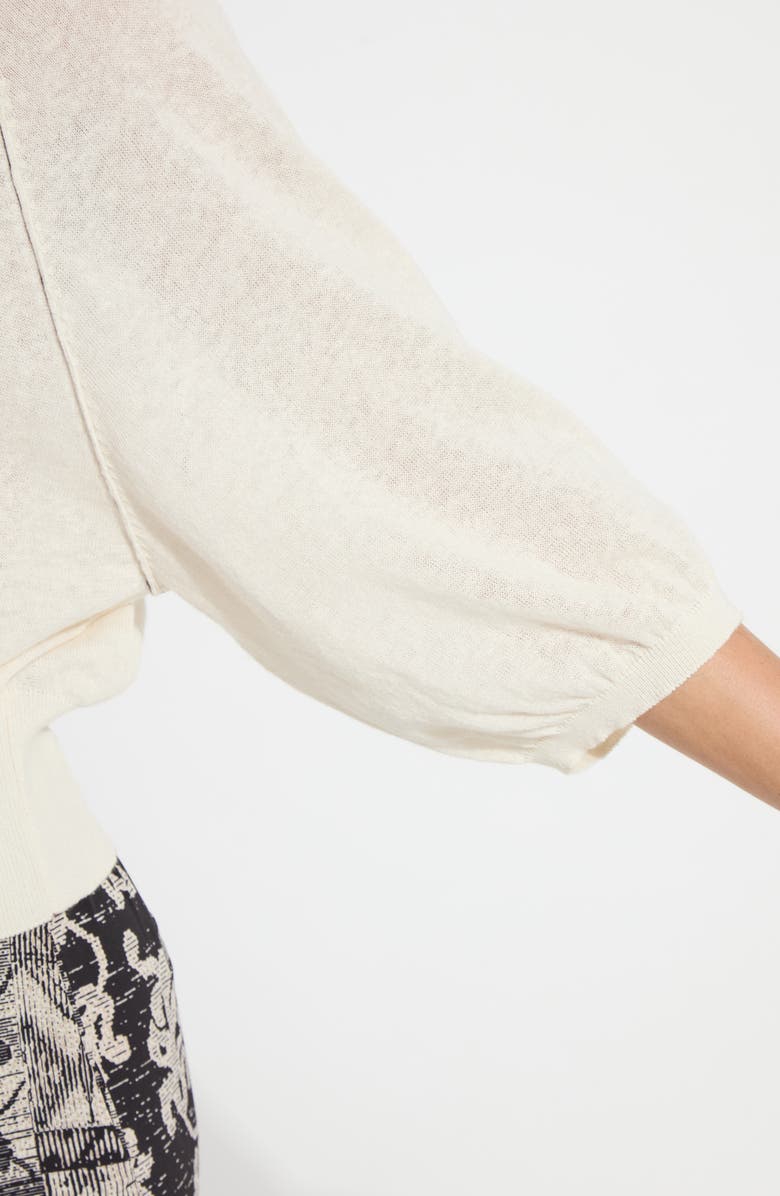 Lysse Anabela Linen Blend Sweater, Alternate, color, Sepia