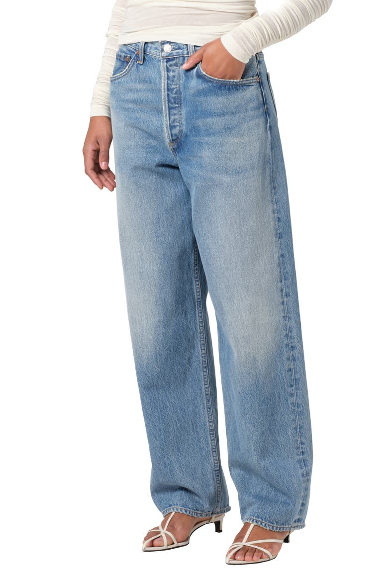 Henson Mid Rise Baggy Jeans, Main, color, INTUITION