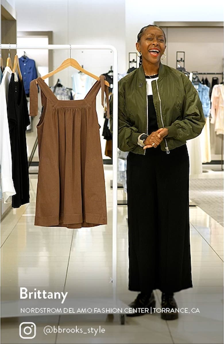 free-est Honey Tie Shoulder Minidress, sales video thumbnail