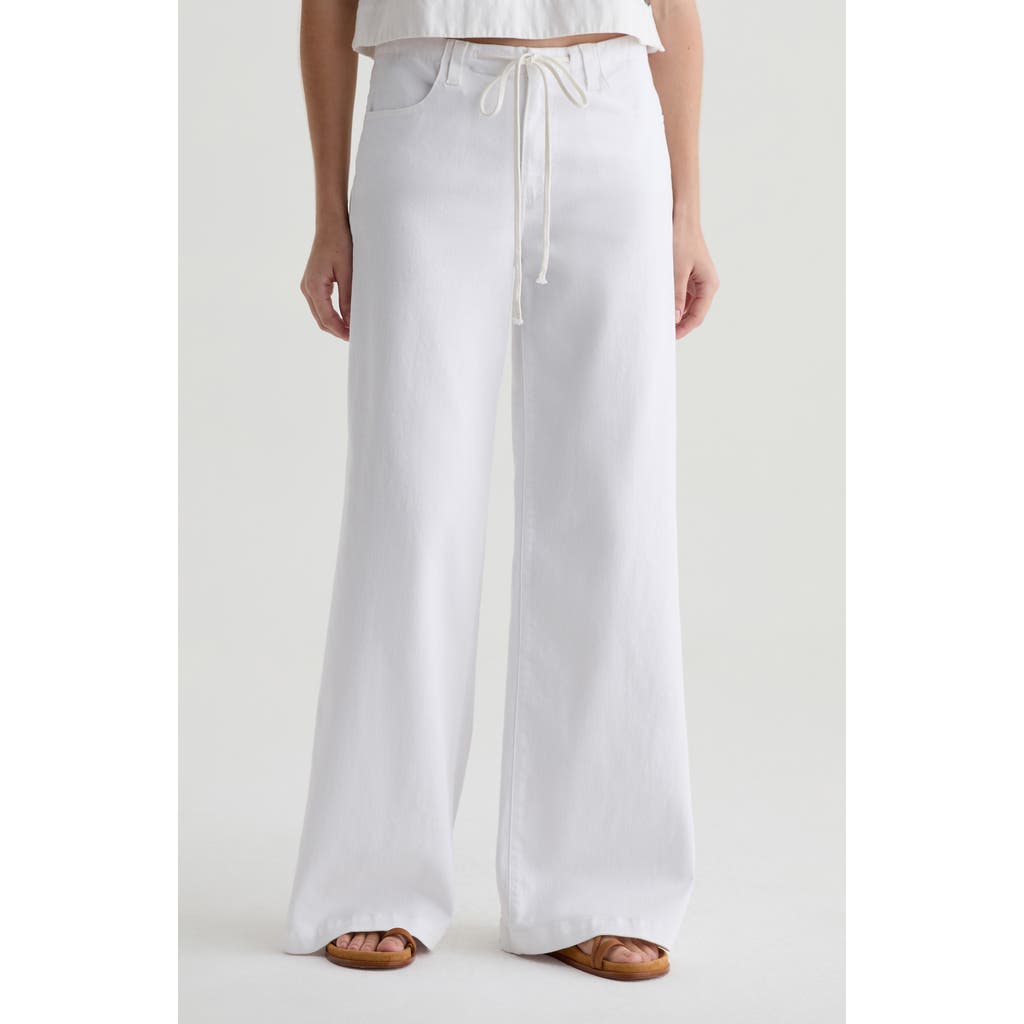 Ag Stella Drawstring Wide Leg Jeans
