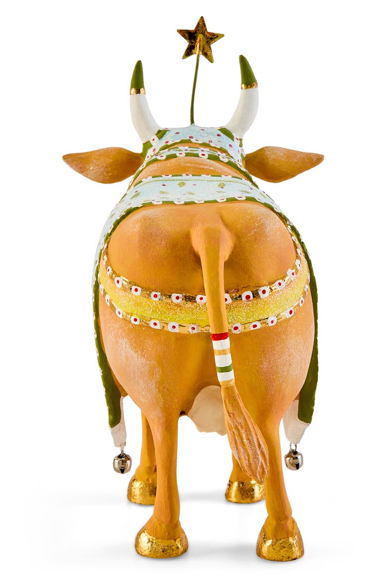 Patience Brewster Nativity Cow Figurine, Alternate, color, BLUE