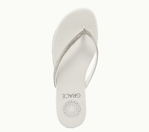 Grace Footwear Sunny Flip Flop In Clear