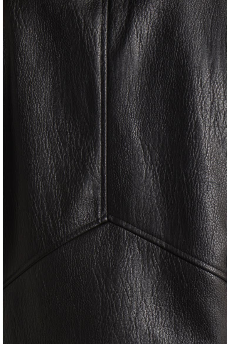 Faux Leather Moto Jacket, Alternate, color, HIGH STANDARD