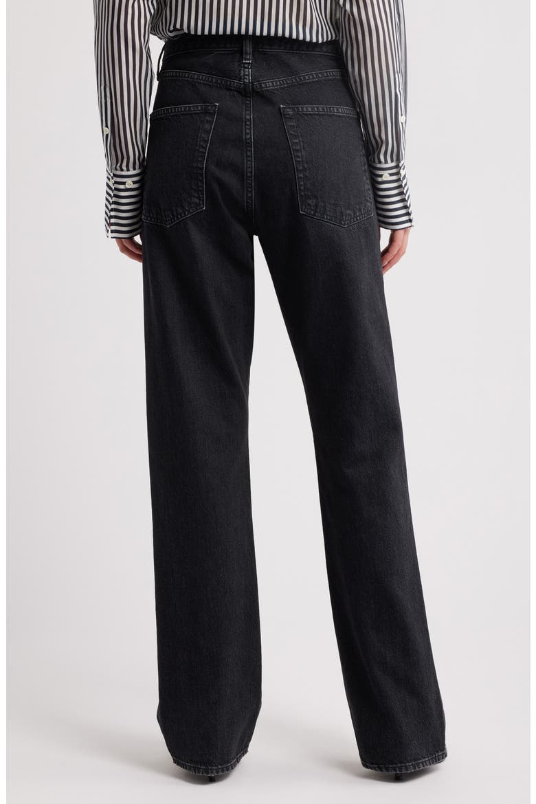 The Vertical High Waist Relaxed Straight Leg Jeans, Alternate, color, DEATH VALLEY