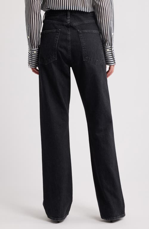 Frame The Vertical High Waist Relaxed Straight Leg Jeans In Death Valley