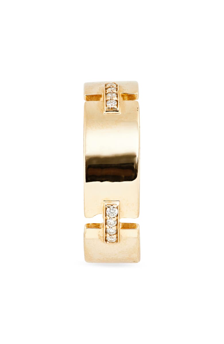 LANA 14K Yellow Gold Diamond Link Band Ring, Alternate, color, 
