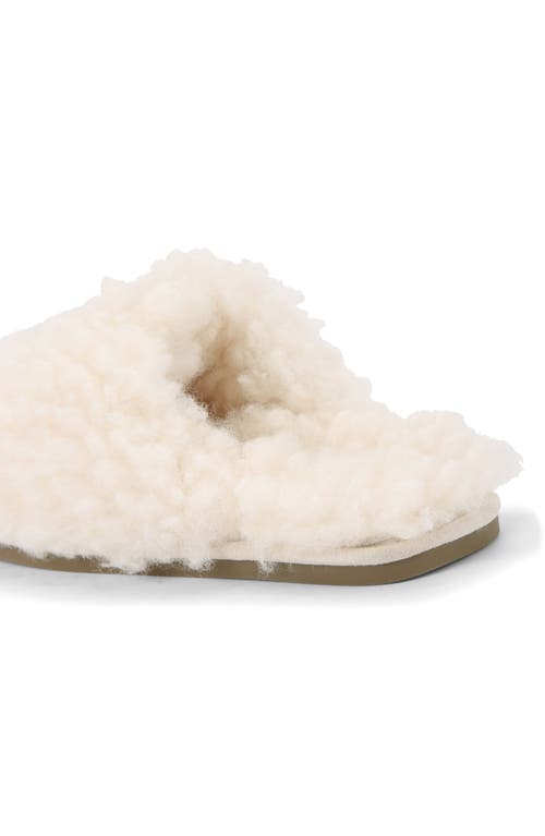 Kurt Geiger London Kensington Faux Shearling Slipper In Neutral