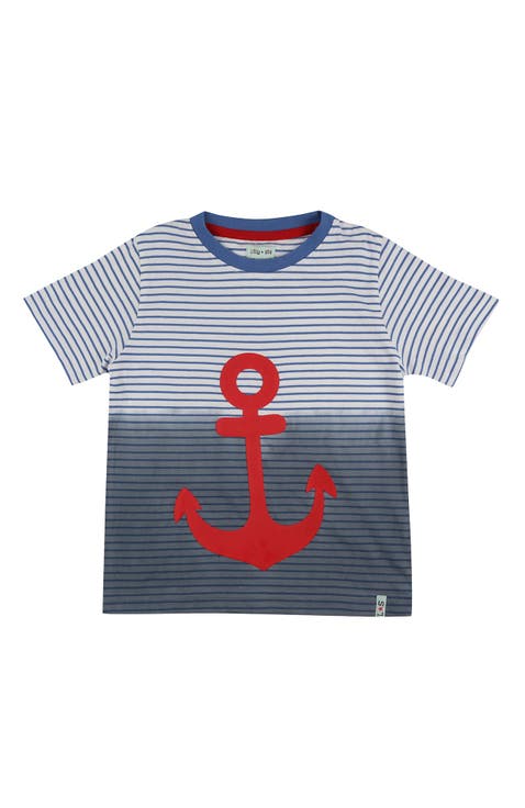 Organic Cotton Anchor Print T-Shirt (Little Kid, Toddler)