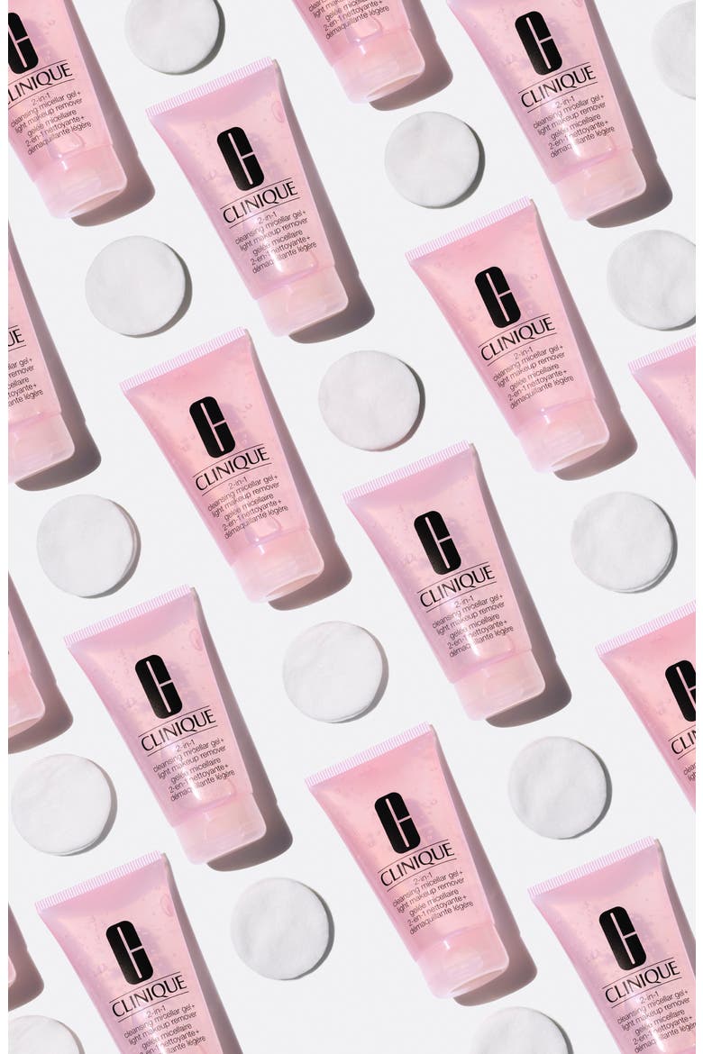 2-in-1 Cleansing Micellar Gel + Light Makeup Remover, Alternate, color, NO COLOR