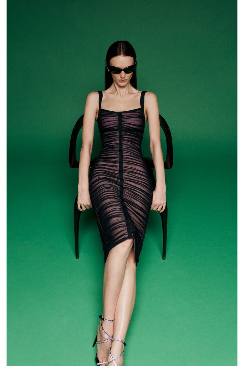 The Gloria Dress, Main, color, BLACK