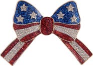 Hallmark American Flag Bow Pin