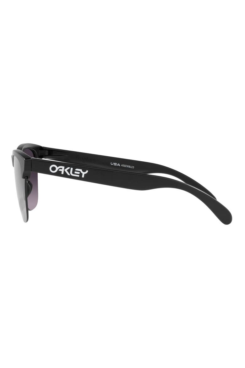 Frogskins Lite 63mm Oversized Round Sunglasses, Alternate, color, MATTE BLACK